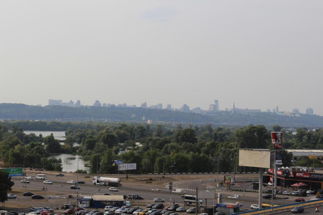 Panoramic View Lux Apartment On Metro Osokorky Kiev Exteriör bild
